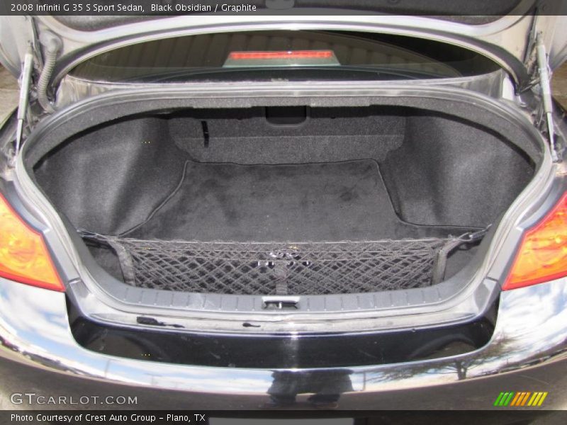  2008 G 35 S Sport Sedan Trunk