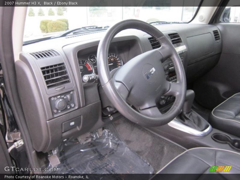 Black / Ebony Black 2007 Hummer H3 X