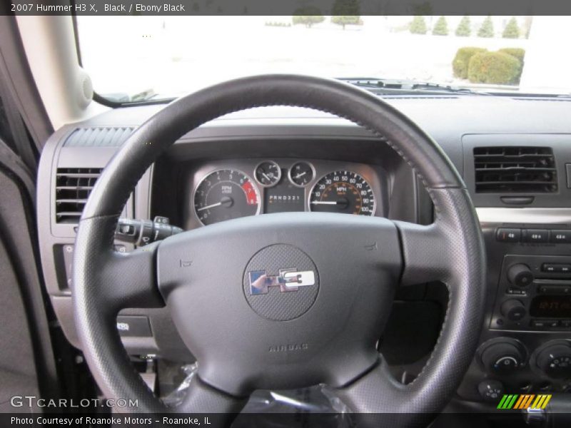 Black / Ebony Black 2007 Hummer H3 X