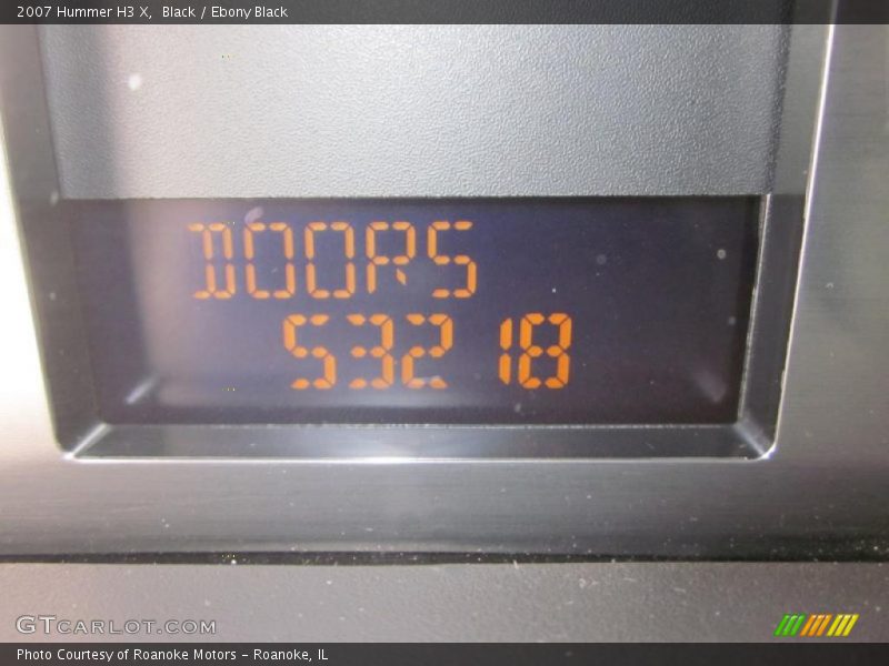 Black / Ebony Black 2007 Hummer H3 X