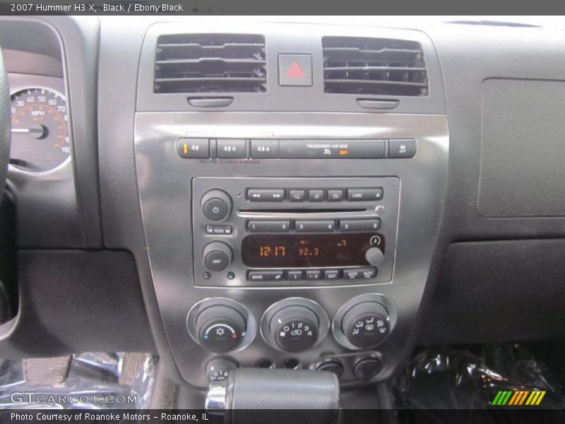 Black / Ebony Black 2007 Hummer H3 X