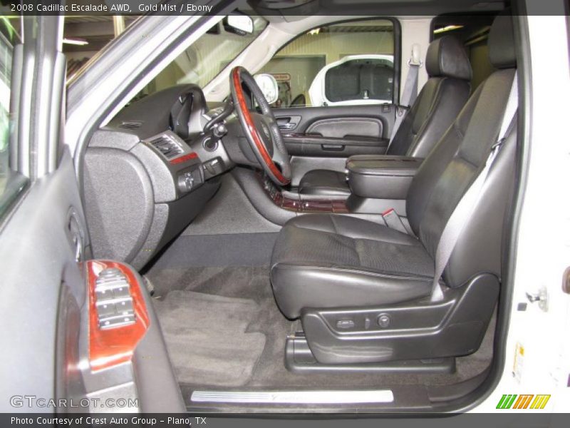 Gold Mist / Ebony 2008 Cadillac Escalade AWD