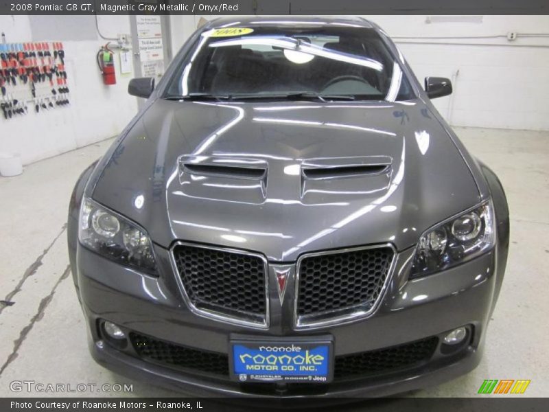 Magnetic Gray Metallic / Onyx/Red 2008 Pontiac G8 GT