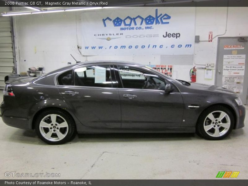 Magnetic Gray Metallic / Onyx/Red 2008 Pontiac G8 GT