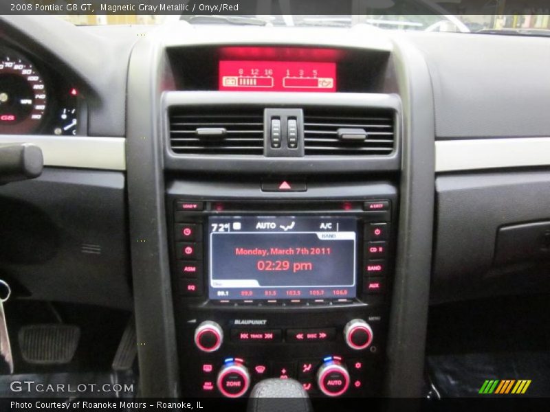 Controls of 2008 G8 GT