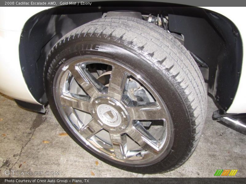 Gold Mist / Ebony 2008 Cadillac Escalade AWD