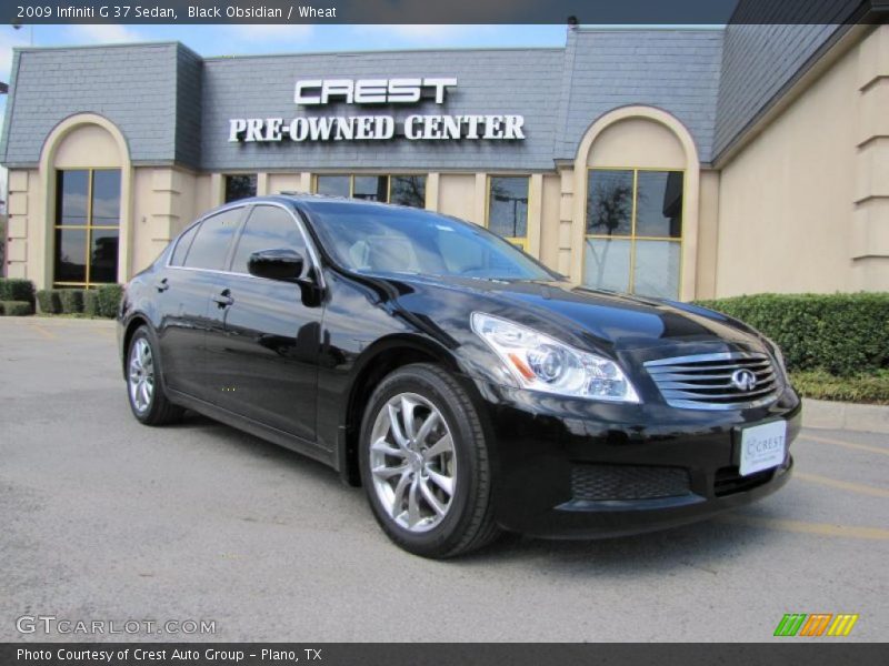Black Obsidian / Wheat 2009 Infiniti G 37 Sedan