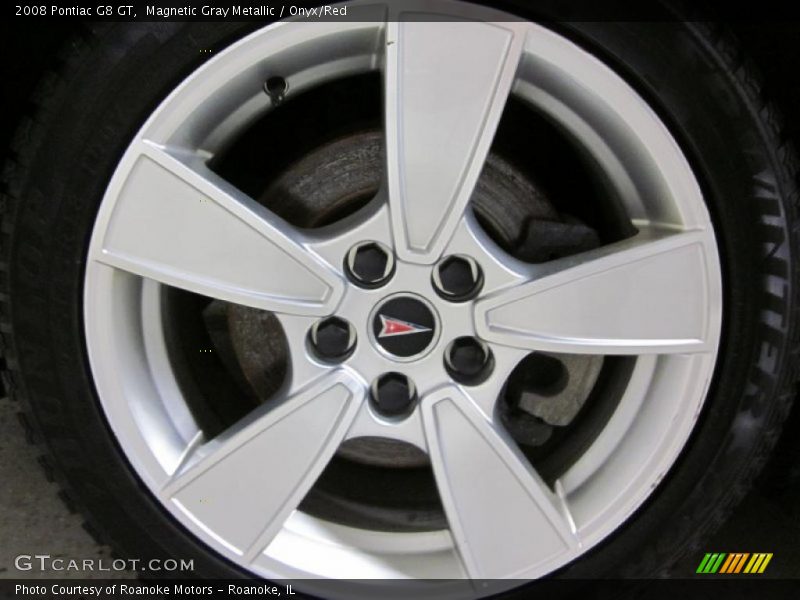 Magnetic Gray Metallic / Onyx/Red 2008 Pontiac G8 GT