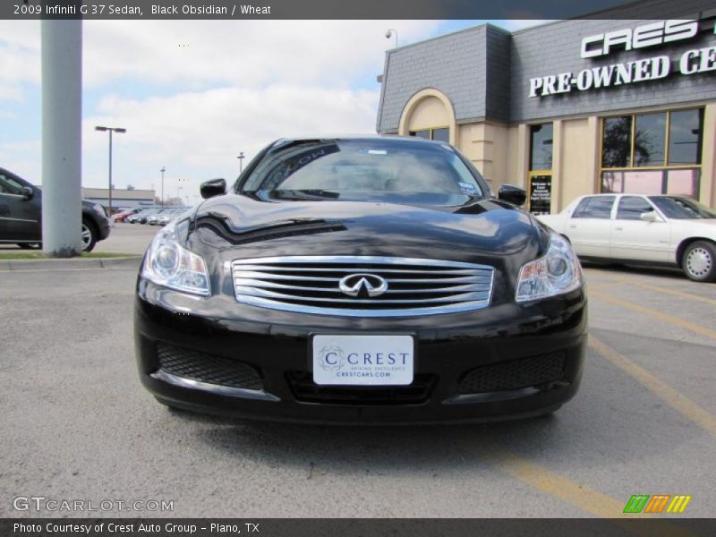 Black Obsidian / Wheat 2009 Infiniti G 37 Sedan