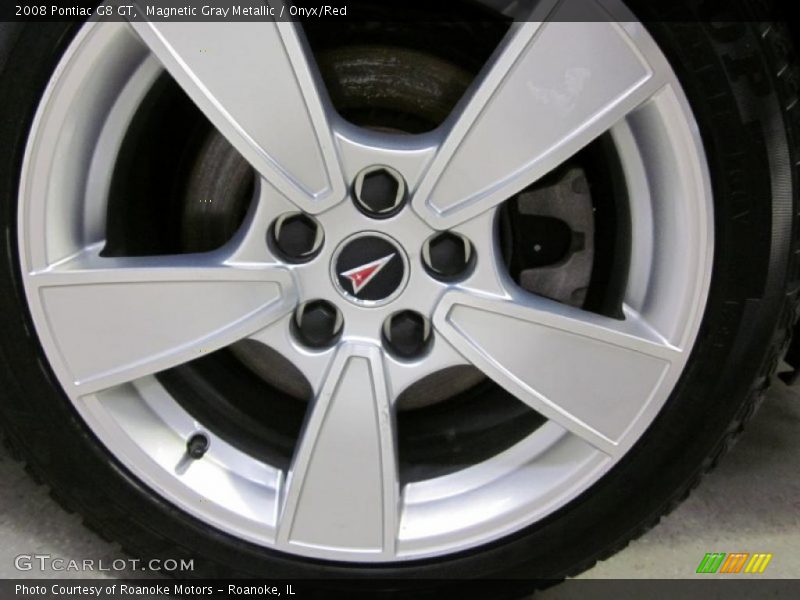 Magnetic Gray Metallic / Onyx/Red 2008 Pontiac G8 GT