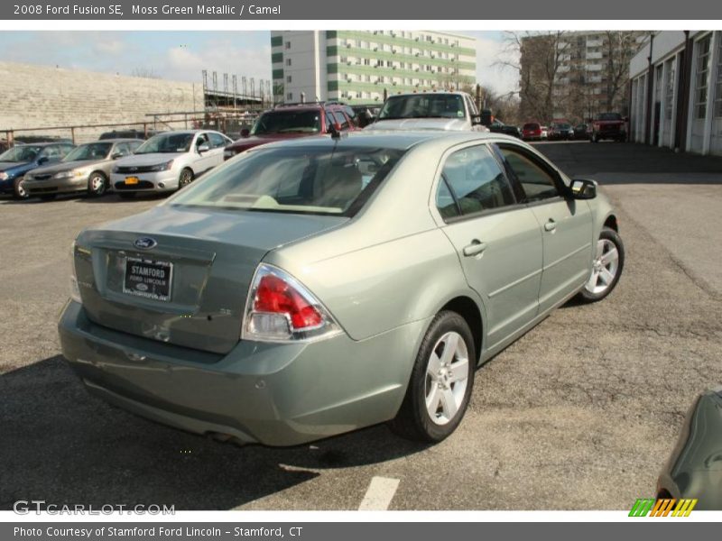 Moss Green Metallic / Camel 2008 Ford Fusion SE