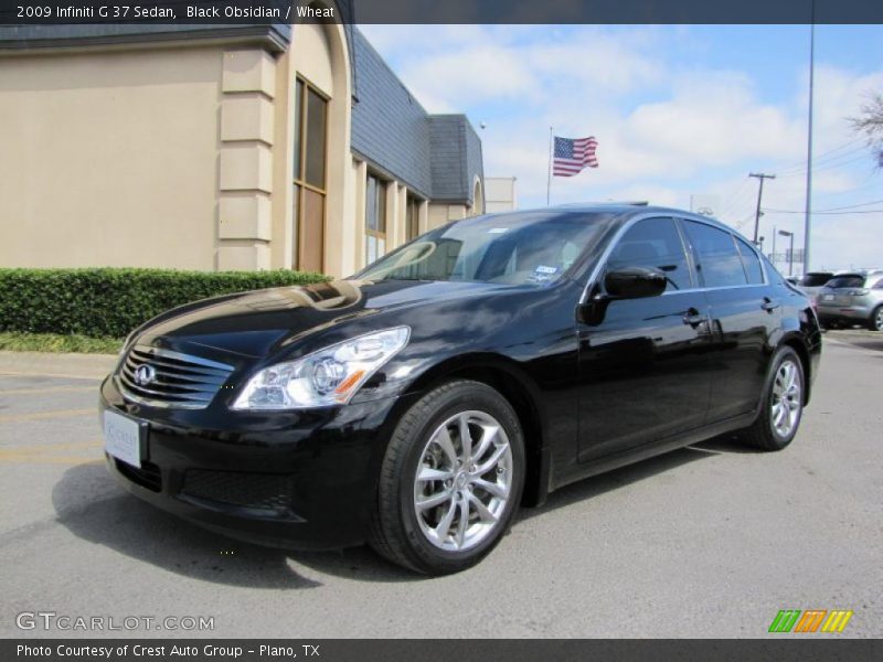 Black Obsidian / Wheat 2009 Infiniti G 37 Sedan