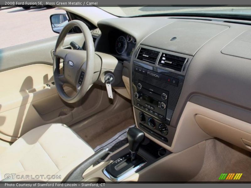 Moss Green Metallic / Camel 2008 Ford Fusion SE