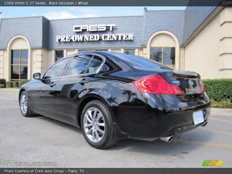 Black Obsidian / Wheat 2009 Infiniti G 37 Sedan