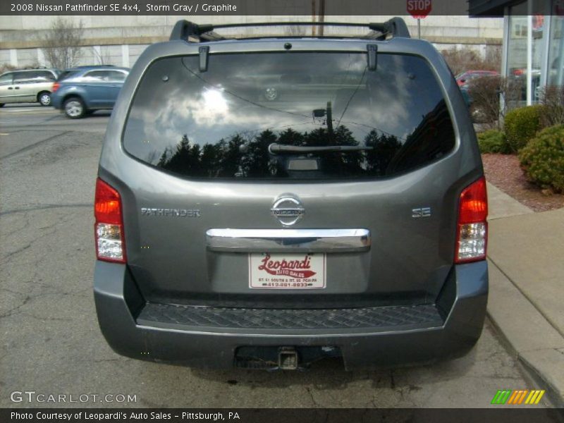 Storm Gray / Graphite 2008 Nissan Pathfinder SE 4x4