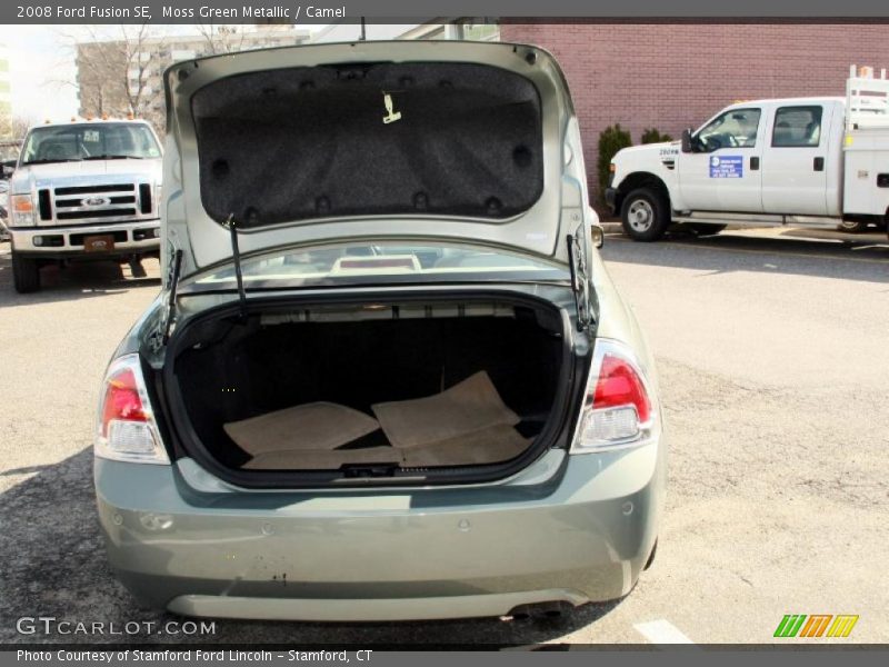 Moss Green Metallic / Camel 2008 Ford Fusion SE
