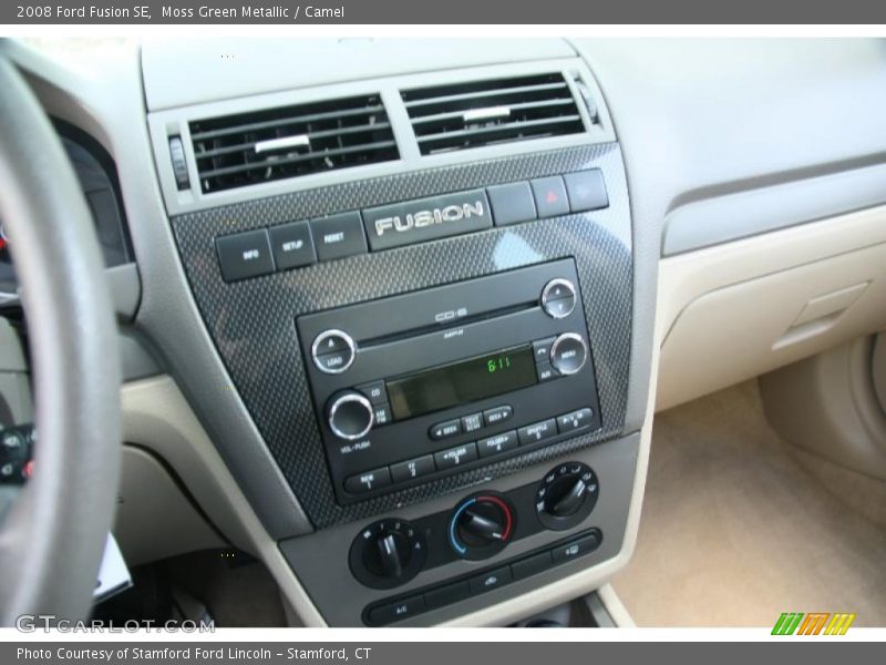 Moss Green Metallic / Camel 2008 Ford Fusion SE