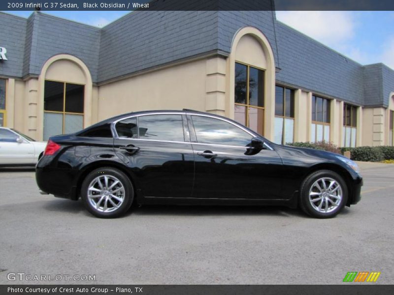 Black Obsidian / Wheat 2009 Infiniti G 37 Sedan