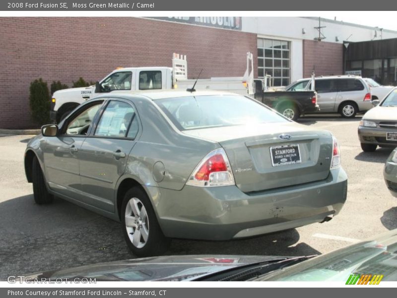 Moss Green Metallic / Camel 2008 Ford Fusion SE