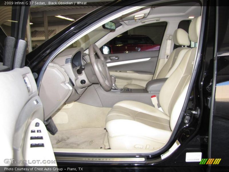  2009 G 37 Sedan Wheat Interior