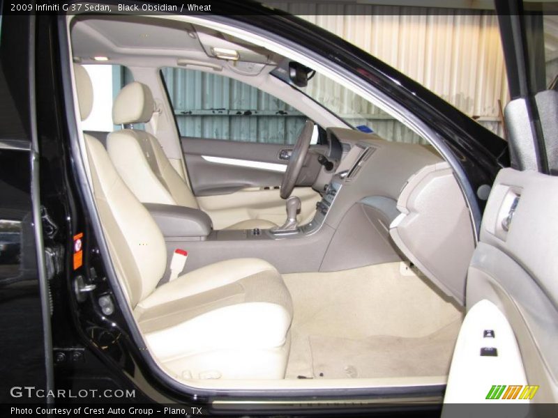  2009 G 37 Sedan Wheat Interior