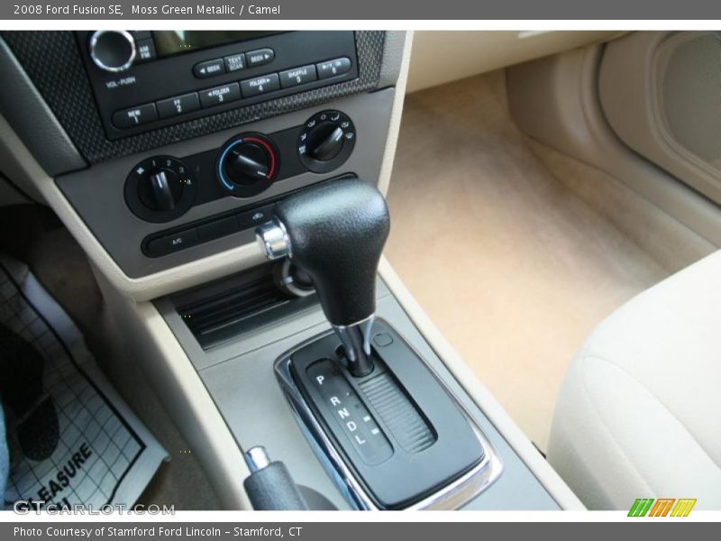 Moss Green Metallic / Camel 2008 Ford Fusion SE