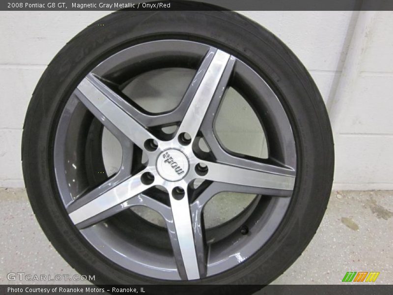 Magnetic Gray Metallic / Onyx/Red 2008 Pontiac G8 GT