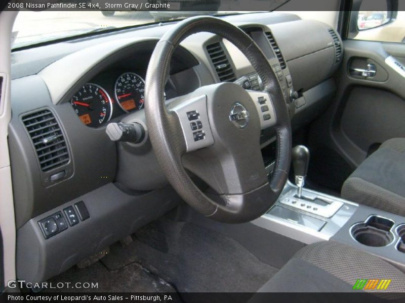 Storm Gray / Graphite 2008 Nissan Pathfinder SE 4x4