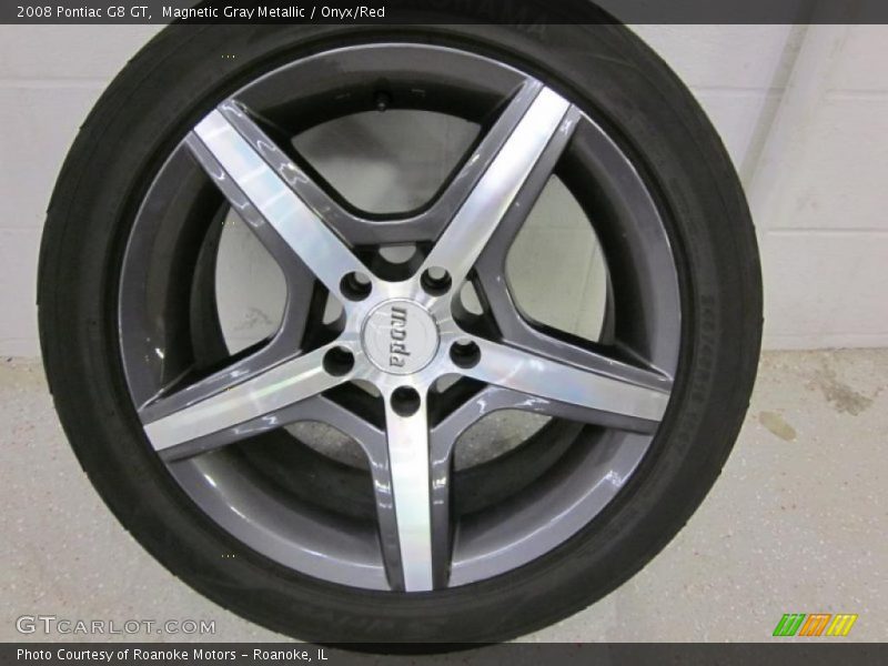 Magnetic Gray Metallic / Onyx/Red 2008 Pontiac G8 GT