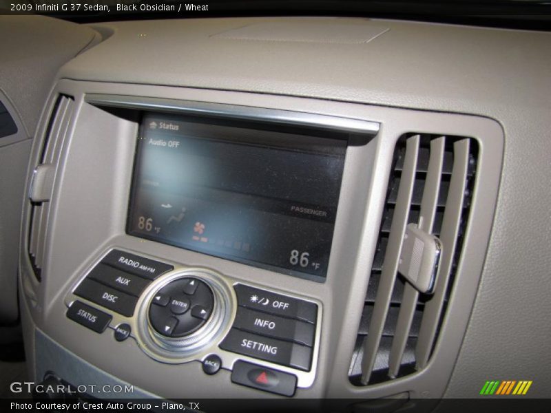 Black Obsidian / Wheat 2009 Infiniti G 37 Sedan