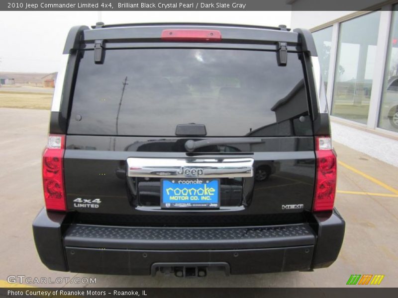 Brilliant Black Crystal Pearl / Dark Slate Gray 2010 Jeep Commander Limited 4x4