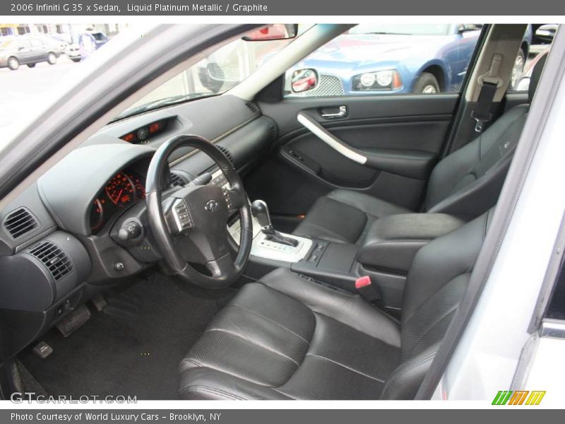 Liquid Platinum Metallic / Graphite 2006 Infiniti G 35 x Sedan