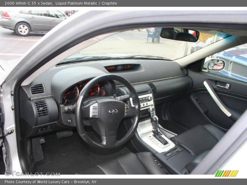 Liquid Platinum Metallic / Graphite 2006 Infiniti G 35 x Sedan