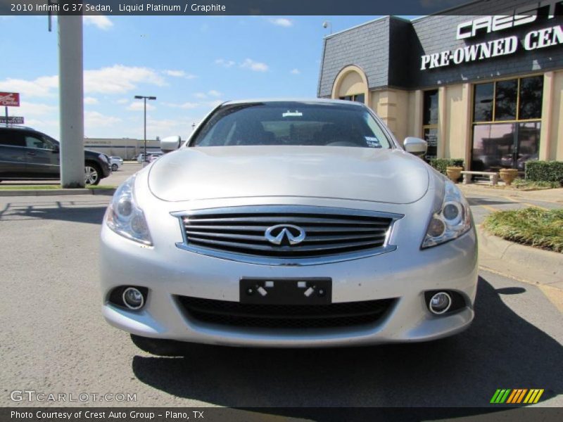Liquid Platinum / Graphite 2010 Infiniti G 37 Sedan