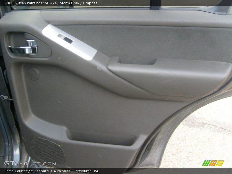 Storm Gray / Graphite 2008 Nissan Pathfinder SE 4x4