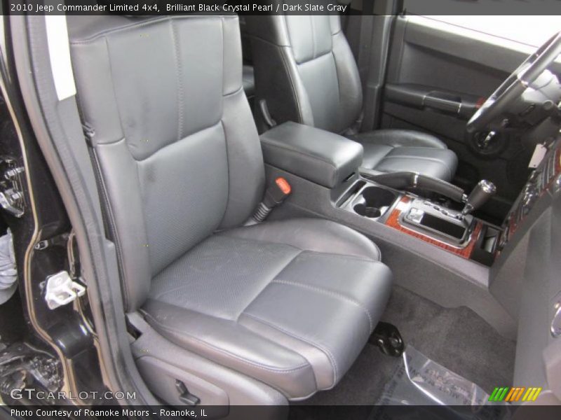  2010 Commander Limited 4x4 Dark Slate Gray Interior