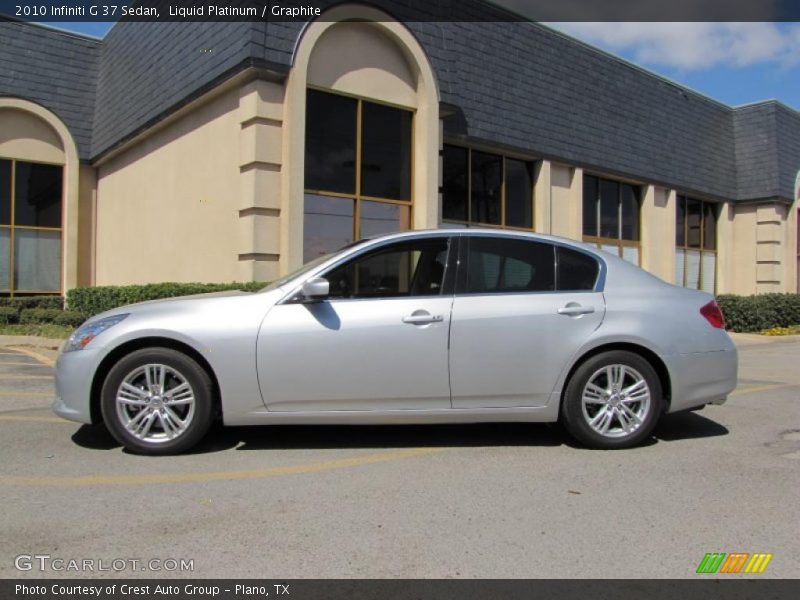 Liquid Platinum / Graphite 2010 Infiniti G 37 Sedan