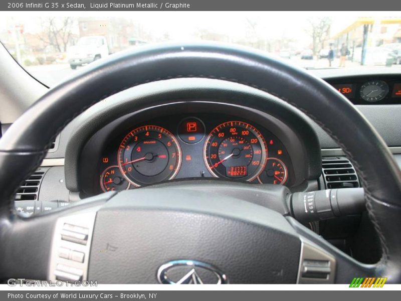 Liquid Platinum Metallic / Graphite 2006 Infiniti G 35 x Sedan