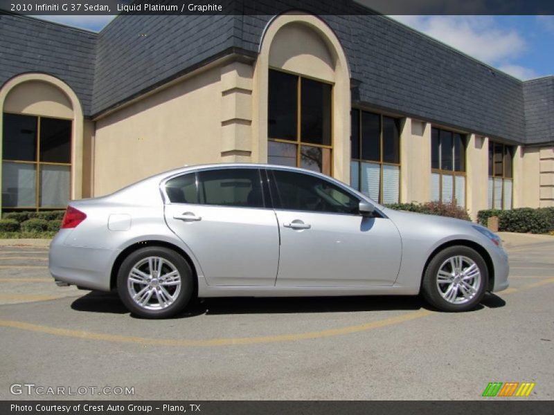 Liquid Platinum / Graphite 2010 Infiniti G 37 Sedan