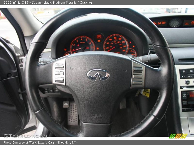 Liquid Platinum Metallic / Graphite 2006 Infiniti G 35 x Sedan