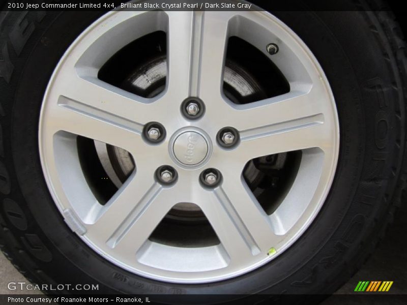 Brilliant Black Crystal Pearl / Dark Slate Gray 2010 Jeep Commander Limited 4x4