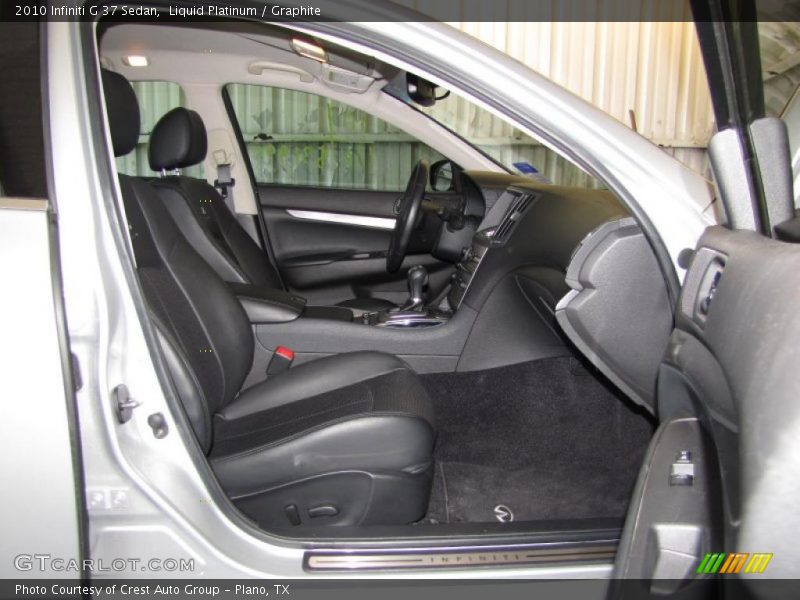Liquid Platinum / Graphite 2010 Infiniti G 37 Sedan