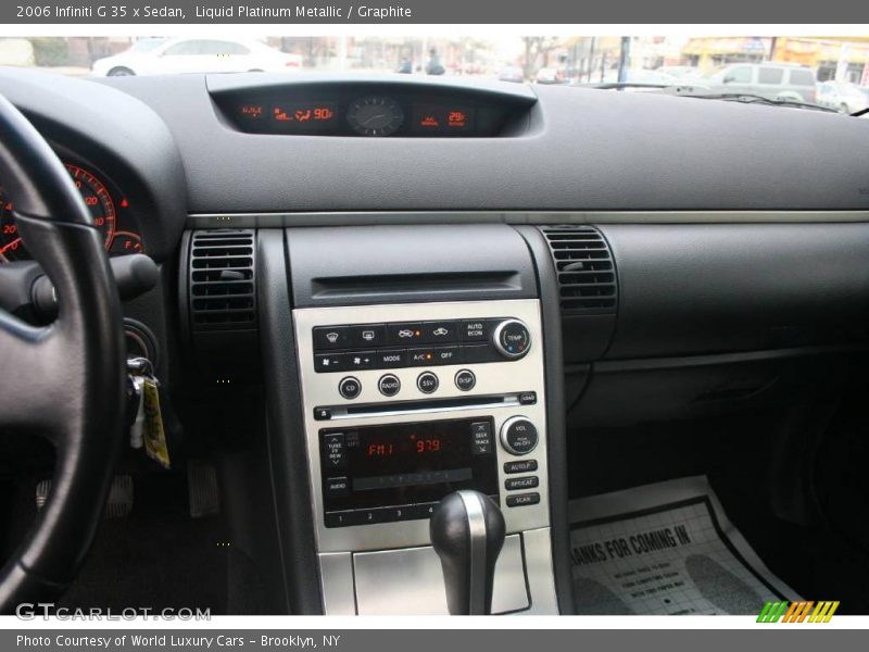 Liquid Platinum Metallic / Graphite 2006 Infiniti G 35 x Sedan