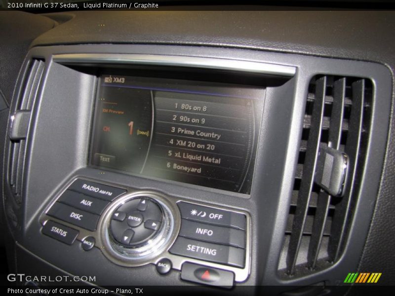 Liquid Platinum / Graphite 2010 Infiniti G 37 Sedan