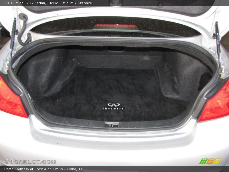  2010 G 37 Sedan Trunk