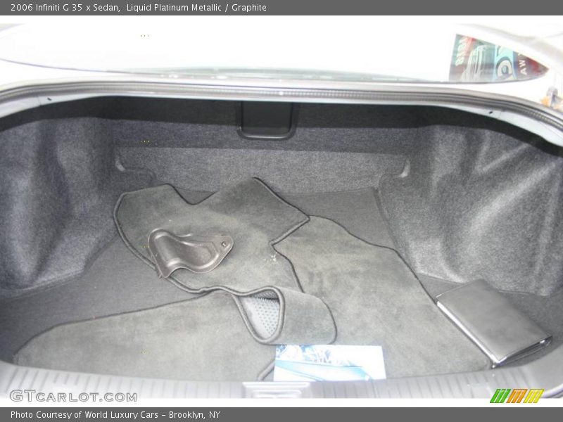 Liquid Platinum Metallic / Graphite 2006 Infiniti G 35 x Sedan