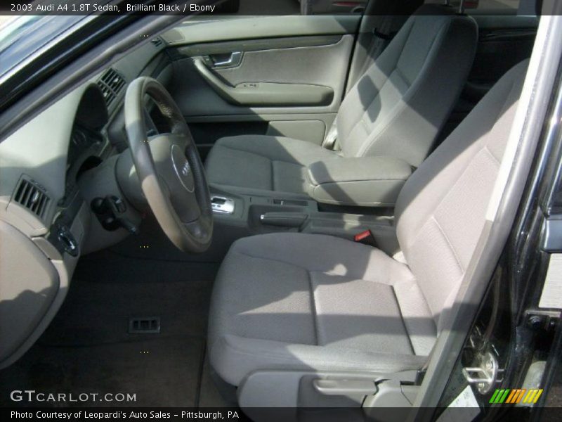  2003 A4 1.8T Sedan Ebony Interior