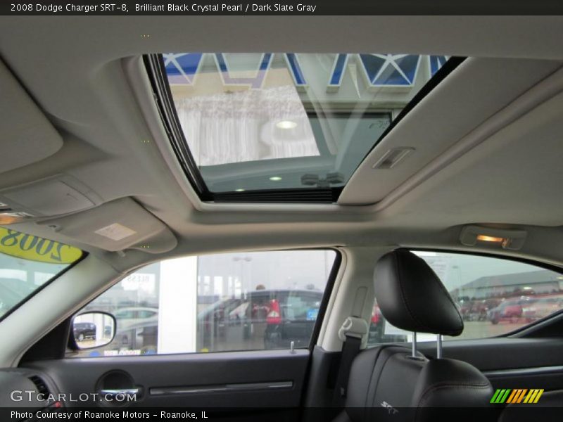 Brilliant Black Crystal Pearl / Dark Slate Gray 2008 Dodge Charger SRT-8