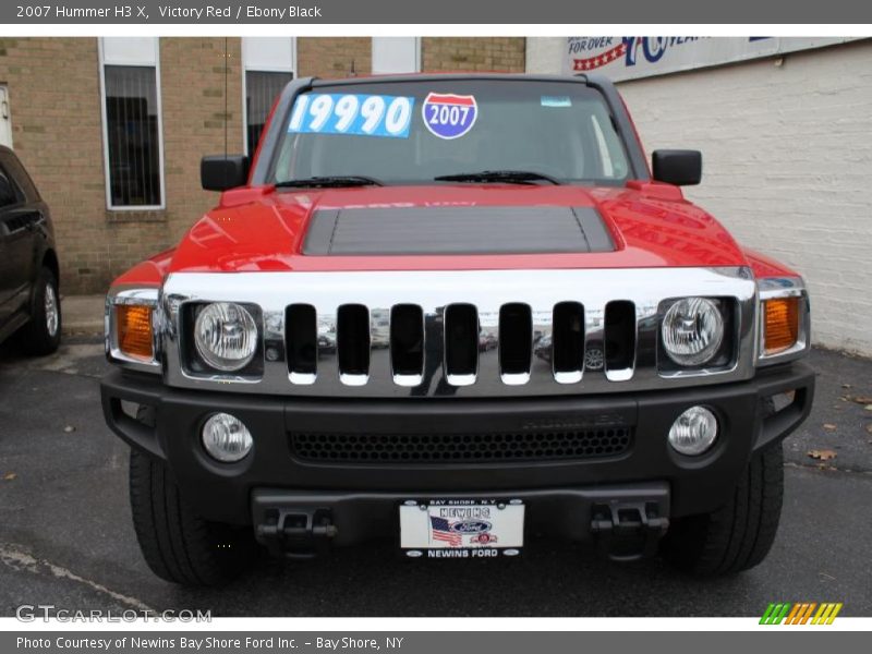 Victory Red / Ebony Black 2007 Hummer H3 X