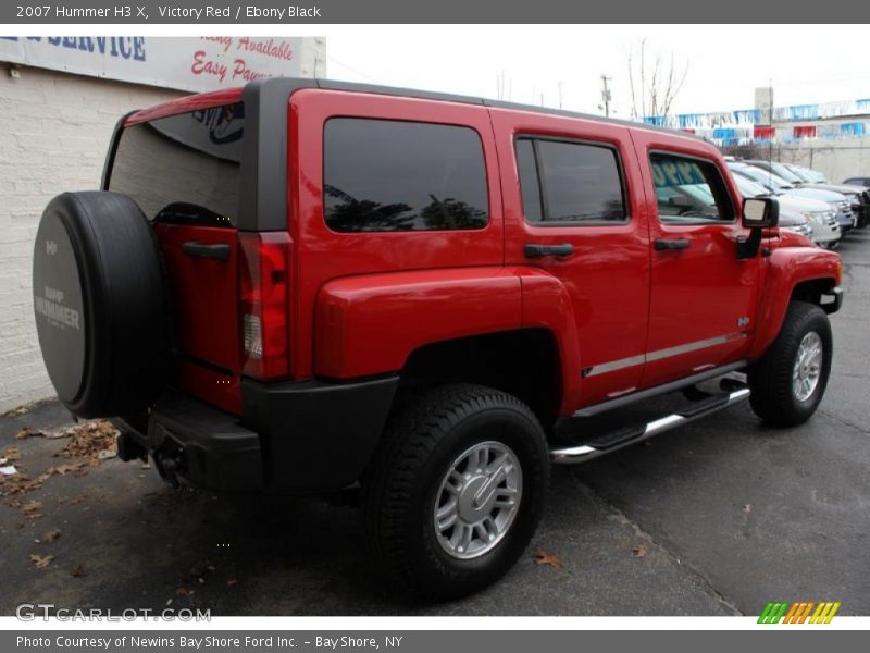Victory Red / Ebony Black 2007 Hummer H3 X